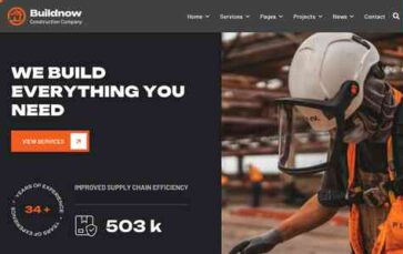 Buildnow (Gossip Themes) - (screenshot desktop)
