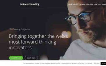 Business Consulting (cmsmasters) (screenshot desktop)