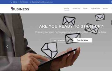 Business (WP Tech) (screenshot desktop)