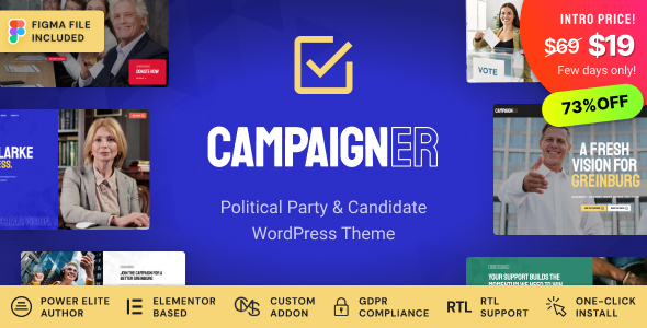 Campaigner (cmsmasters) - (ThemeForest)