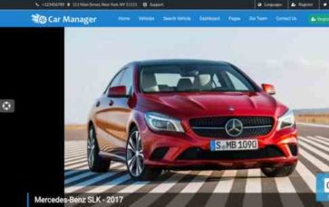 Car Manager (screenshot desktop)