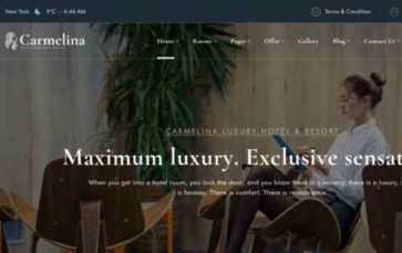 Carmelina (screenshot desktop)