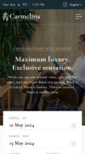 Carmelina (screenshot mobile)