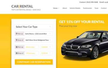 CarRental (screenshot desktop)