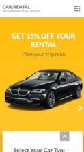 CarRental (screenshot mobile)