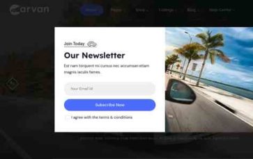 Carvan (screenshot desktop)