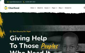 Charifund (screenshot desktop)