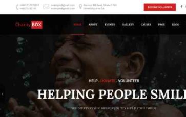 Charity Box (screenshot desktop)