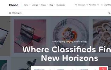 Clada (screenshot desktop)