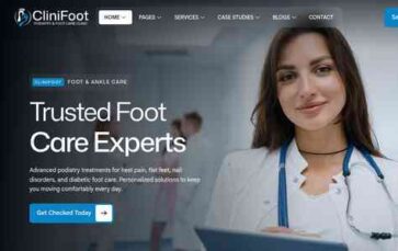 CliniFoot (screenshot desktop)