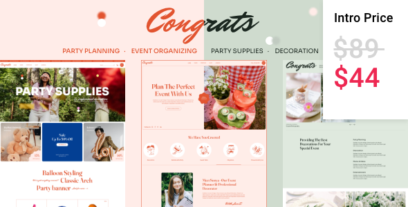 Congrats (ThemeForest)