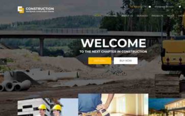 Construction (AnpsThemes) (screenshot desktop)