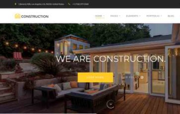 Construction (OceanThemes) (screenshot desktop)