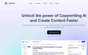 CopyGen (screenshot desktop)