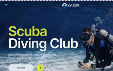 Corales (screenshot desktop)