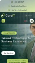 CoreIT (screenshot mobile)