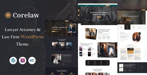 Corelaw (ThemeForest)