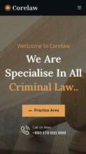 Corelaw (screenshot mobile)