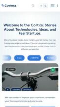 Cortics (screenshot mobile)
