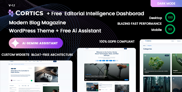 Cortics (ThemeForest)
