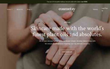 Cosmetsy (screenshot desktop)