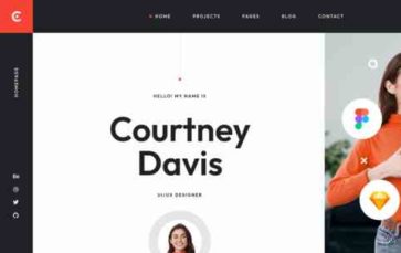 Courtney (screenshot desktop)
