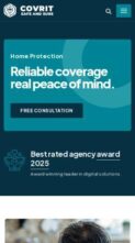 Covrit (screenshot mobile)