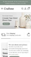 Craftme (screenshot mobile)