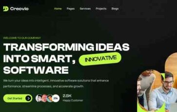 Creovio (screenshot desktop)