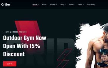 Cribe (screenshot desktop)