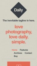 Screenshot Mobile Daily (MeanThemes) (screenshot mobile)