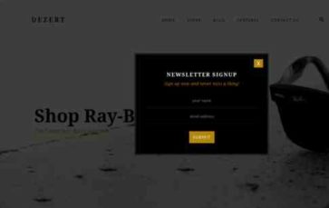 Dezert (screenshot desktop)