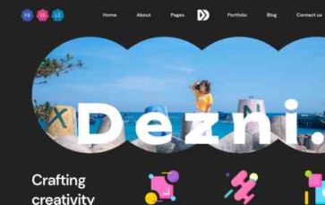 Dezni (screenshot desktop)