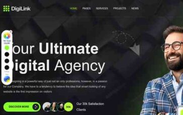 Digilink (ThemeMascot) - (screenshot desktop)