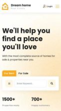 DreamHome (Corp Themes) (screenshot mobile)
