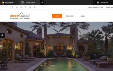 DreamHome (VicTheme) - (screenshot desktop)