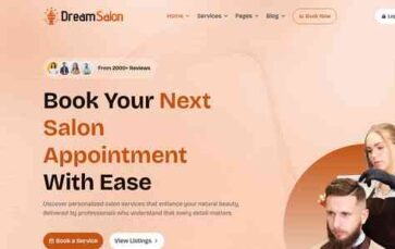 DreamSalon (screenshot desktop)