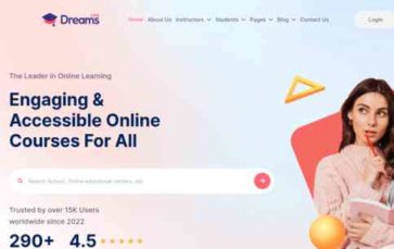 DreamsLMS (screenshot desktop)