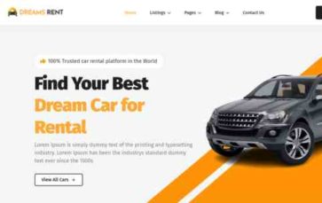 DreamsRent (screenshot desktop)