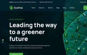 Ecofine (screenshot desktop)