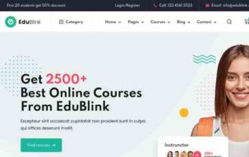 EduBlink (screenshot desktop)