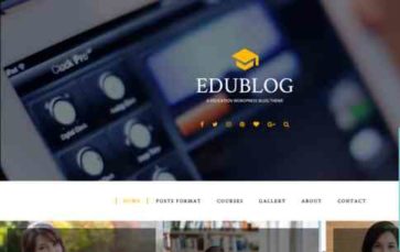 EduBlog (screenshot desktop)