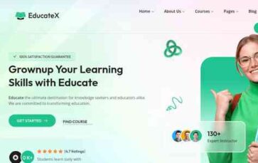 EducateX (screenshot desktop)