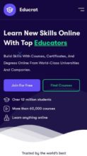 Educrat (screenshot mobile)