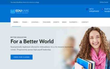 Edukare (screenshot desktop)
