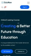 Edumoon (screenshot mobile)