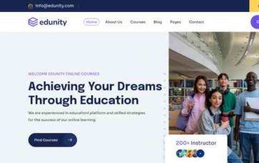 Edunity (screenshot desktop)