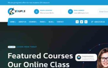 Edupls (screenshot desktop)