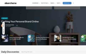 Elisen (screenshot desktop)