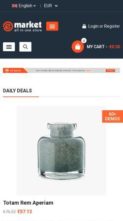 Emarket (WPThemeGo) (screenshot mobile)